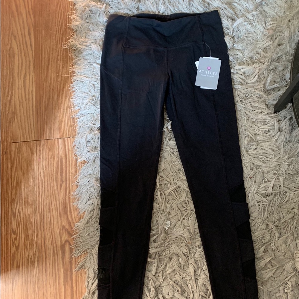 Athleta High Rise Mesh Tight - Picture 2 of 8
